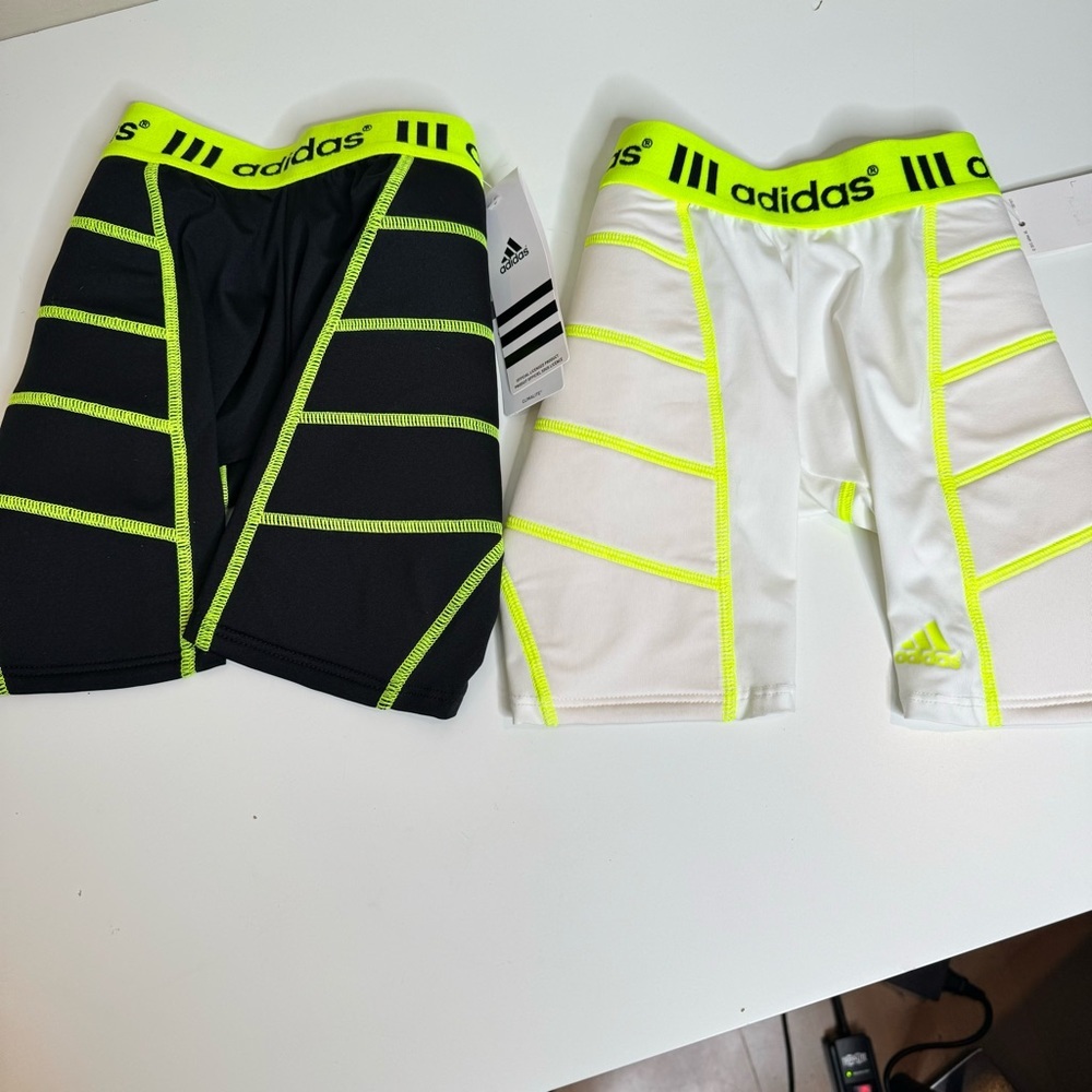 adidas Girls' Destiny Softball Sliding Shorts both - Picture 4 of 12